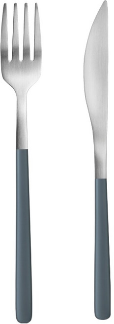 바겐슈타이거 데일로어 커트러리 포크 나이프 세트, 실키네이비, 1세트, 포크 + 나이프