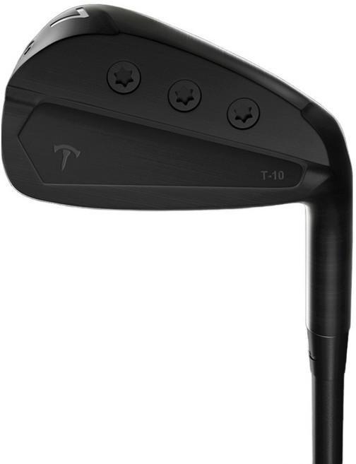 블랙티 남성용 허석프로의 더 카본 아이언 매트블랙 T-10 P번, 44도, S