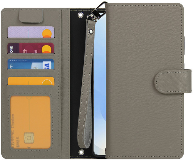 에센스웨어 크로시아 스트랩 다이어리 휴대폰 케이스