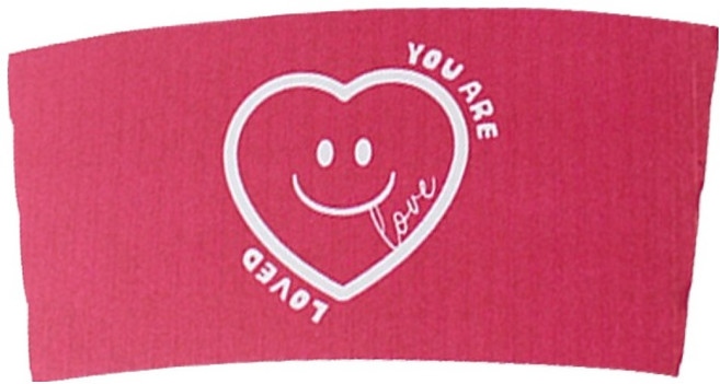 아이엔피 다자인 멀티 92~98파이 겸용 컵 홀더 자주하트, 50개, 1개입