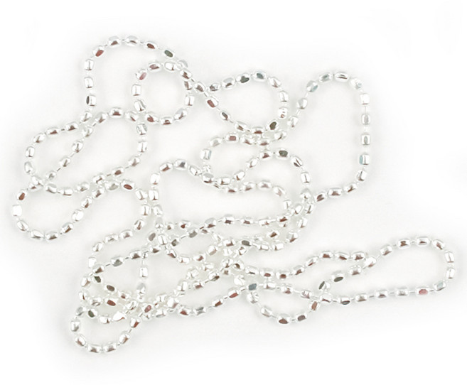 엘비아 고급 네일 컷팅볼체인 0.8mm x 100cm, 1개, 실버