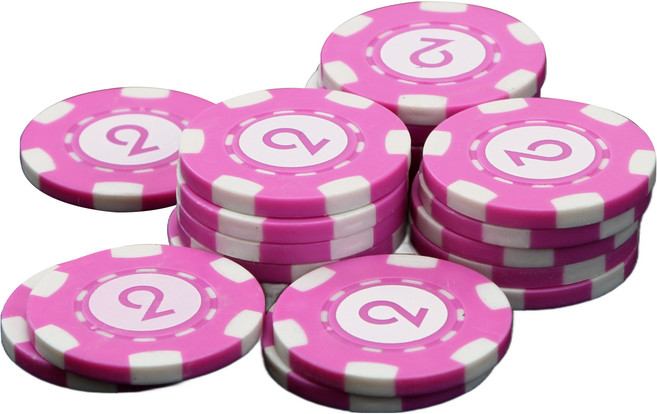 Lexio 플러스 점수칩 2점, 핑크, 20개