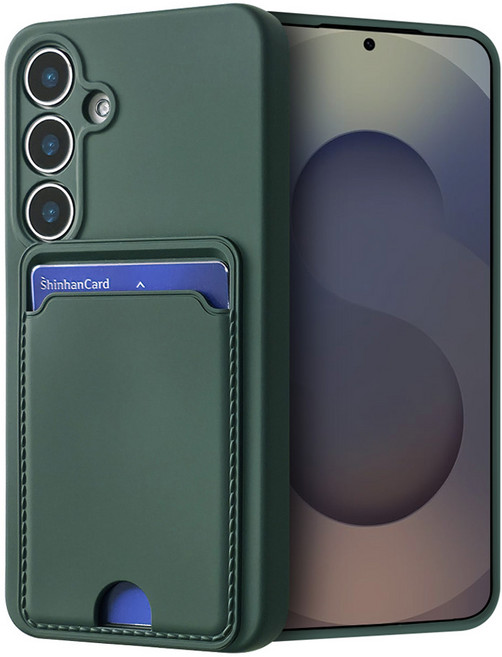 모나프리 카드 포켓 파스텔 젤리 휴대폰 케이스