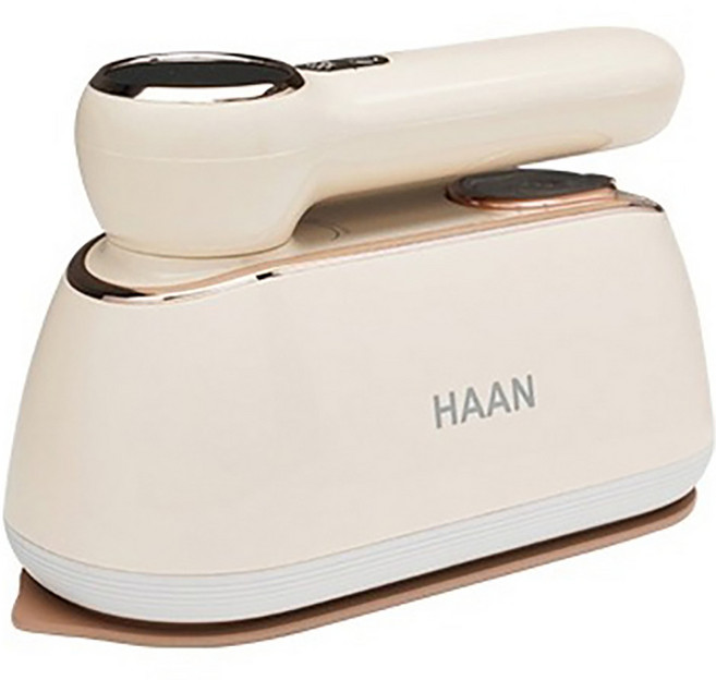 한경희생활과학 휴대용 가정용 여행용 핸디형 미니 스팀다리미, HS-180C, 아이보리