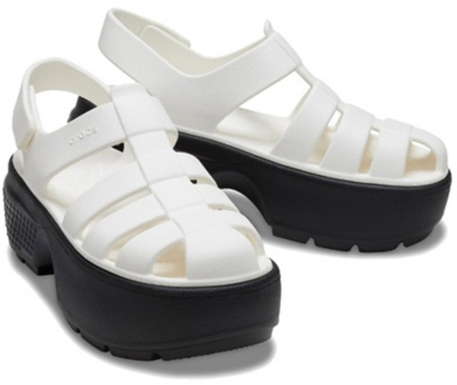 crocs 卡駱馳 Stomp Fisherman 女款 Choker 涼鞋 209938-0WV