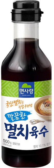 면사랑 깔끔한 멸치육수, 1개, 500ml