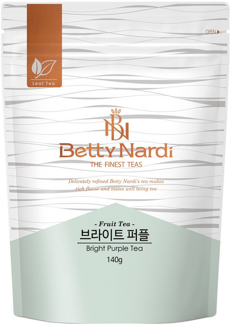 베티나르디 브라이트 퍼플 허브차 리필용, 140g, 1개입, 1개