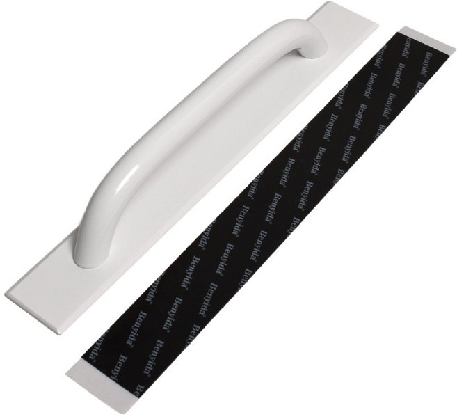 손잡이세상 접착식 유로 판손잡이 P192, 화이트, 1개