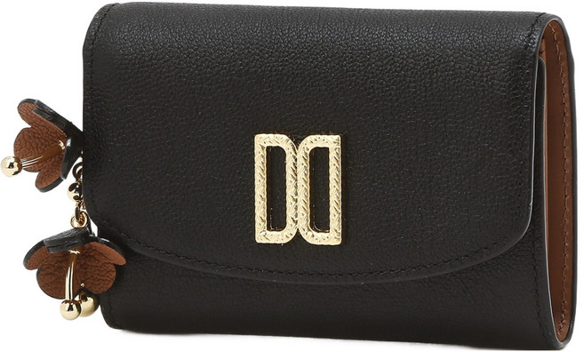 닥스 여성용 아젤라 가죽 DD 장식 반지갑