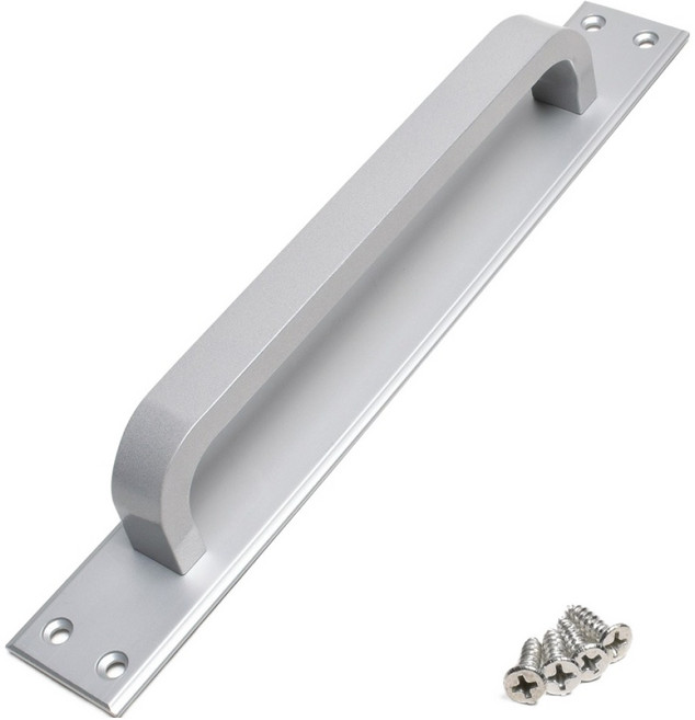 손잡이세상 마루보 판손잡이 P192, 실버, 1개