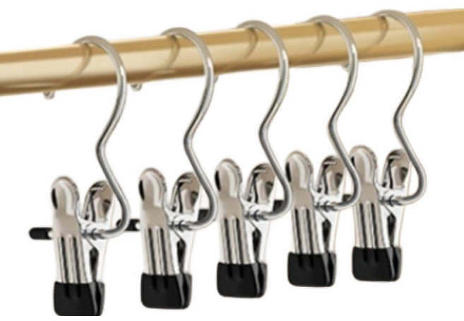 마스마 외집게 걸이, 블랙, 30개