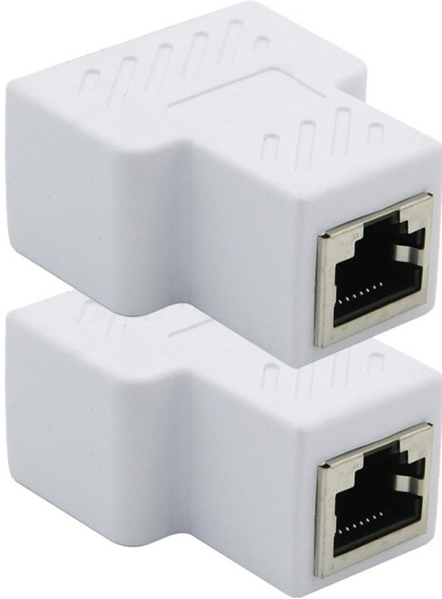 컴스 커플러 RJ45 FT형 8P8C STP 분배 고급형 DP075, 1세트