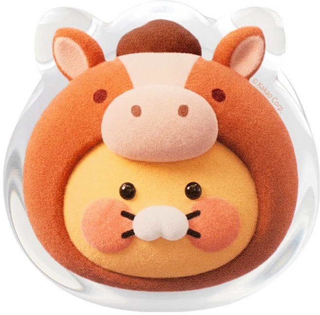 카카오프렌즈 춘식이 말띠 아크릴 맥 스마트톡, 말띠 춘식 페이스, 1개