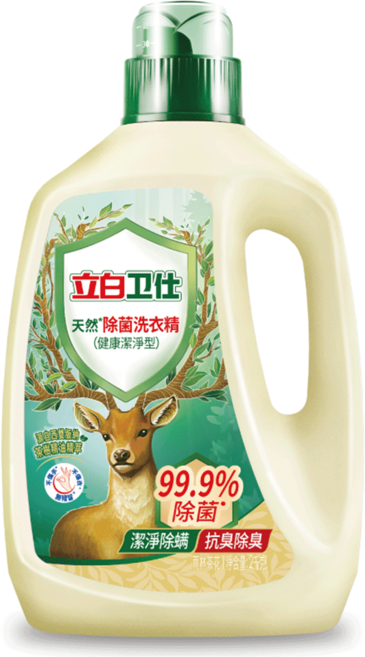 Liby 立白 衛仕天然除菌洗衣精 雨林茶花, 2kg, 1個