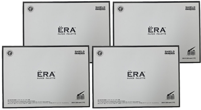 SHIELD 盾牌 Era 紙製調色盤, 4個, 1格