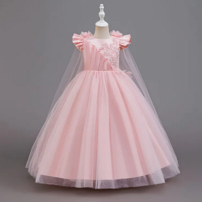 Bebemon Story 肩膀披紗長洋裝