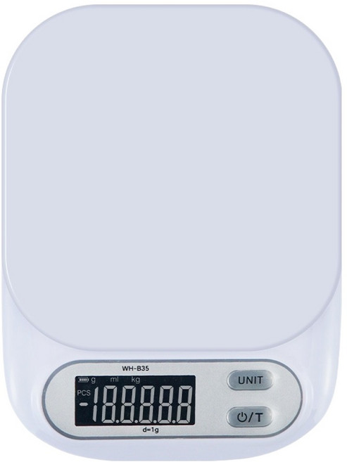 컴스 디지털 주방 저울 White, 1개, HA130