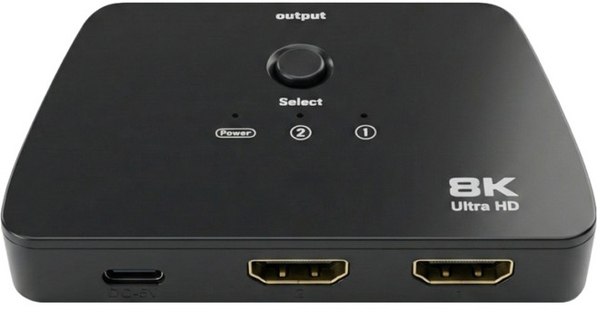 컴스 8K 60Hz 4K 144Hz HDMI 2.1 양방향 스위치 분배기, 1개, OU000