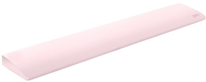 지클릭커 인체공학 팜레스트 풀배열 키보드 손목 받침대, 핑크, 1개