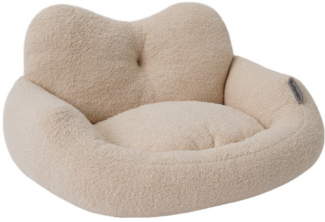 레드퍼피 반려동물 몬슈슈 쿠션, 아이보리, 1개