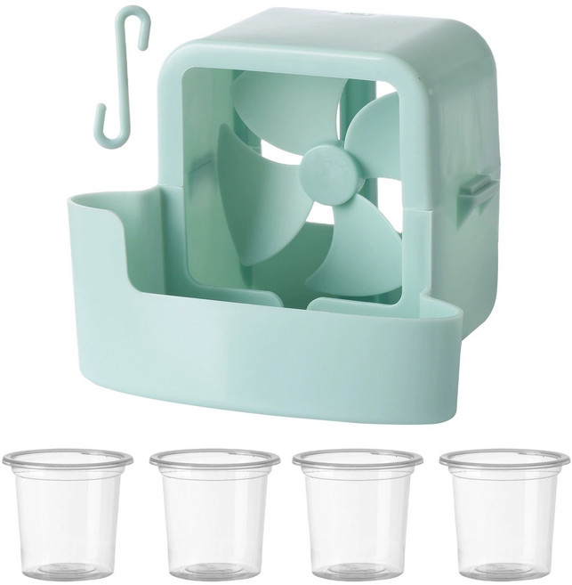 시즌홈 얼음 선풍기 쿨러 블루, 1개, SH-ICEFAN-2024