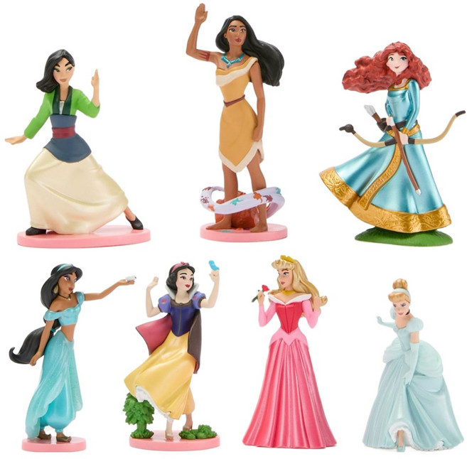 Disney STORE 公主角色公仔套組, 1套