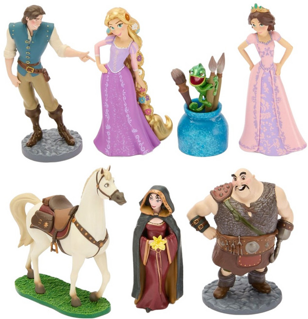 Disney STORE 魔髮奇緣樂佩公主角色公仔套組, 1套