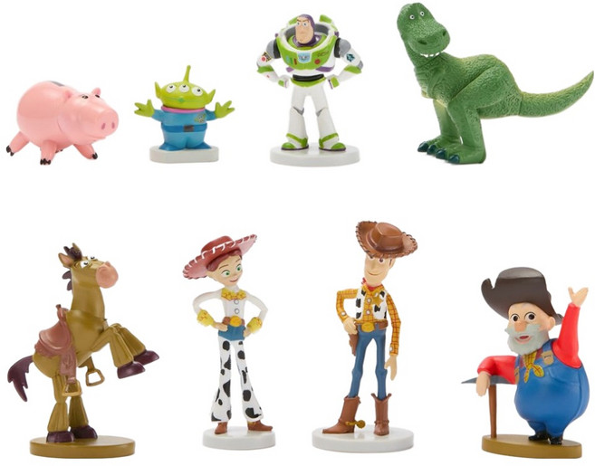 디즈니스토어 토이스토리 캐릭터 피규어 세트, 1세트