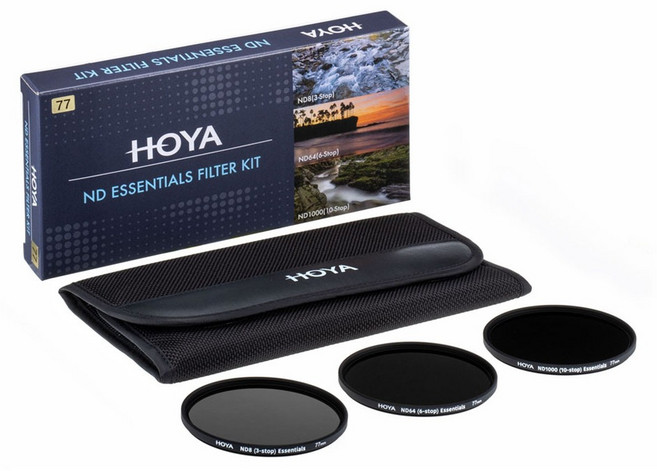 호야 Essentials ND8 + 64 + 1000 필터 키트 49mm 세트, 1세트