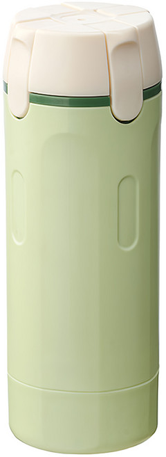 Kyhome 4合1旅行便攜分裝瓶/按壓式化妝品沐浴分裝罐 120ml, 1件, 綠色