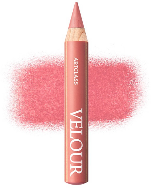 투쿨포스쿨 아트클래스 벨루어 펜슬, 1 크림 로젤, 1개