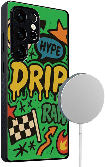 케이스퍼시픽 케스퍼 큐티그라피티 찰싹 맥세이프 휴대폰 케이스