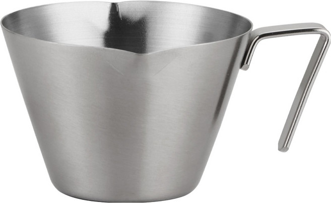 발룬피니 스텐 304 더블 스파웃 에스프레소 샷잔 110ml, 실버, 1개