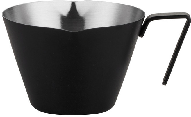 발룬피니 스텐 304 더블 스파웃 에스프레소 샷잔 110ml, 블랙, 1개