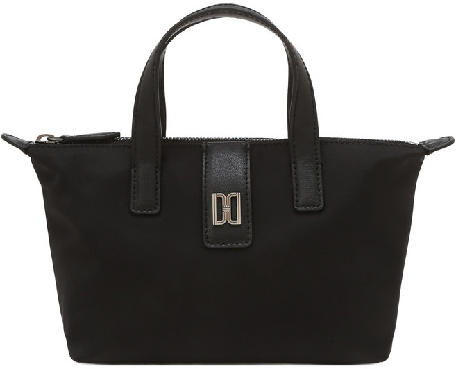 닥스 여성용 DD로고 나일론 원단 미니 토트 겸 크로스백