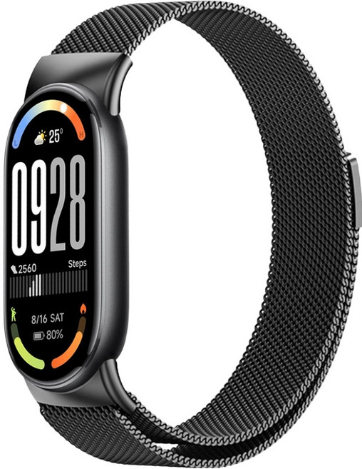 스페이스쉴드 프리미엄 메탈 스트랩, 블랙, 1개