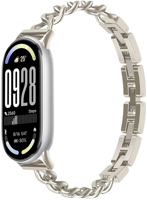 스페이스쉴드 체인 브레이슬릿 메탈 스트랩, 스타라이트, 1개