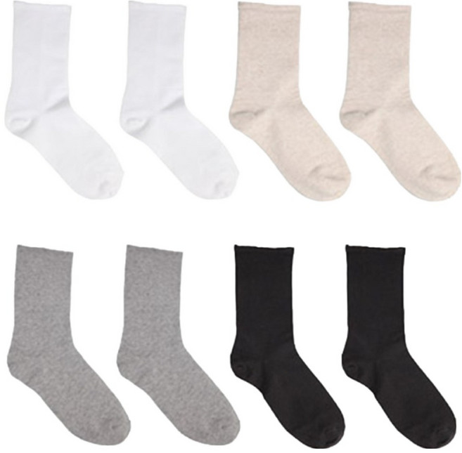 하이삭스클럽 발목이 편한 무압박 임산부 양말 8종 세트 B혼합, 1세트