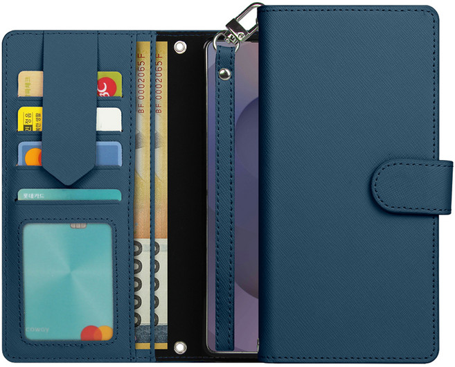 모나프리 소가죽 피노 스트랩 다이어리 휴대폰 케이스