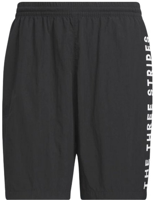 adidas 愛迪達 男款 Wording 寬鬆版型梭織短褲 IA9443