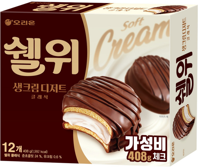 오리온 쉘위 클래식, 1개, 408g