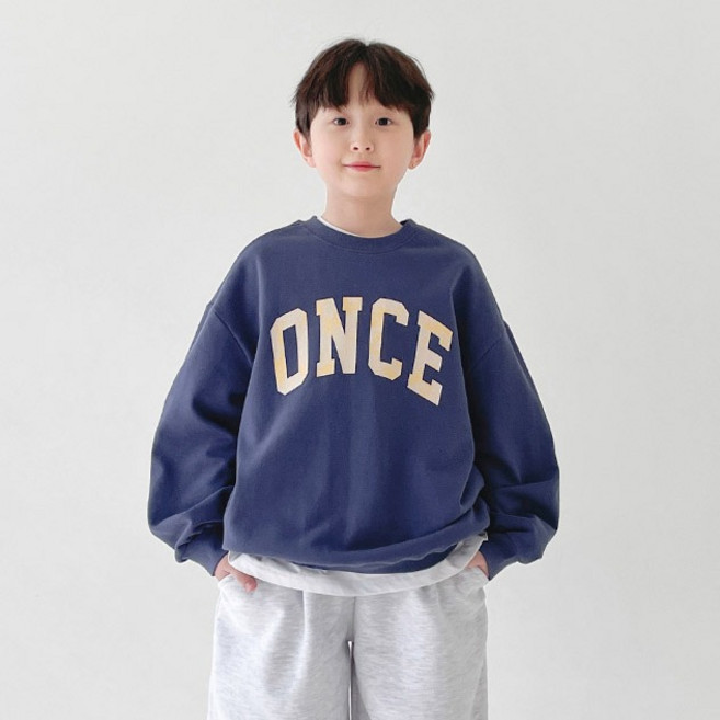 베리클로젯 아동용 원스 바이브 남아 키즈 맨투맨 티셔츠