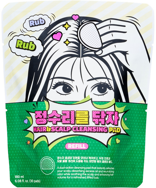 Dongkook 東國製藥 頂部清潔棉片補充包 30入, 1個, 180ml