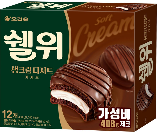 오리온 쉘위 카카오, 1개, 408g