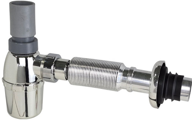 BK 세면대 벽배수용 고무 망치 트랩 샬럿79, 1개