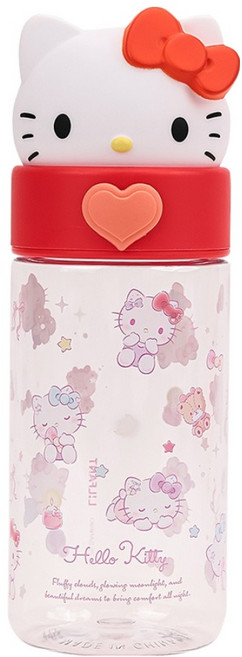 릴팡 페이스팝 클리어 입체 보틀 헬로키티, 헬로케티, 500ml, 1개