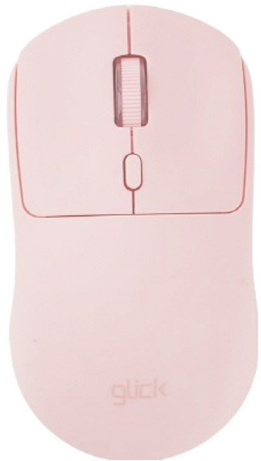 지클릭커 오피스프로 슈크림 무소음 블루투스 무선 마우스, 핑크, OP15