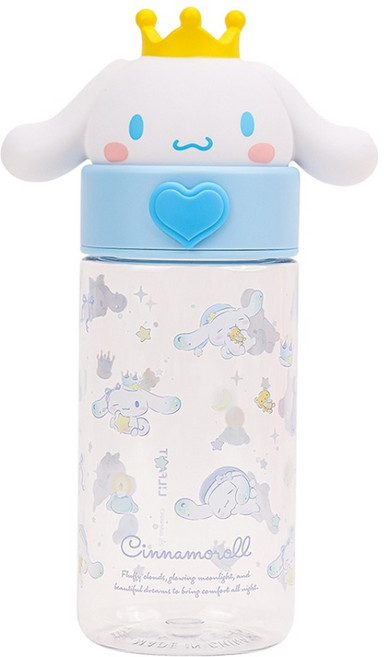 릴팡 페이스팝 클리어 입체 보틀 시나모롤, 500ml, 1개