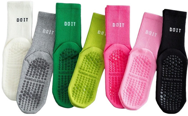 플로우데이 두잇 논슬립 미끄럼방지 요가양말 7켤레 세트