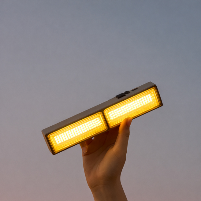 디제이디 고리걸이 자석부착 LED 충전식 다용도 감성 스틱 캠핑랜턴 T01 20cm C타입, 1개